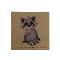 Label | 4x4 cm | Racoonies #1 | 30 Farben