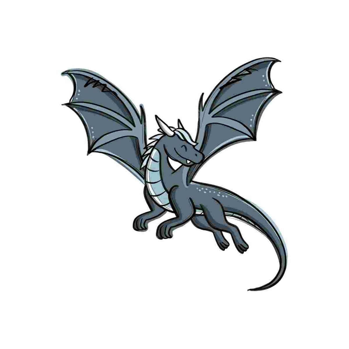 Bügelbild | Dragon #2 | Katzengold Designs