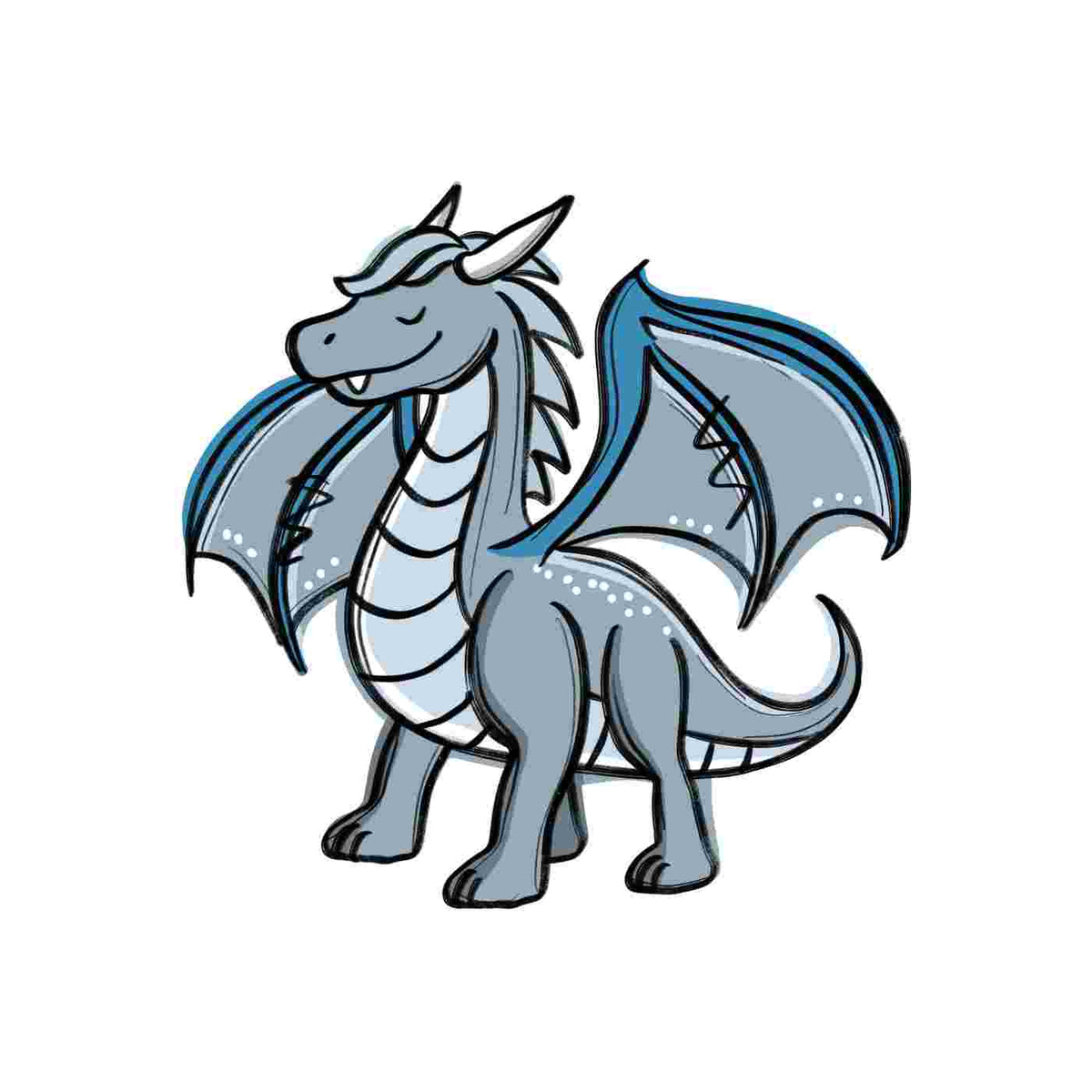 Bügelbild | Dragon #1 | Katzengold Designs