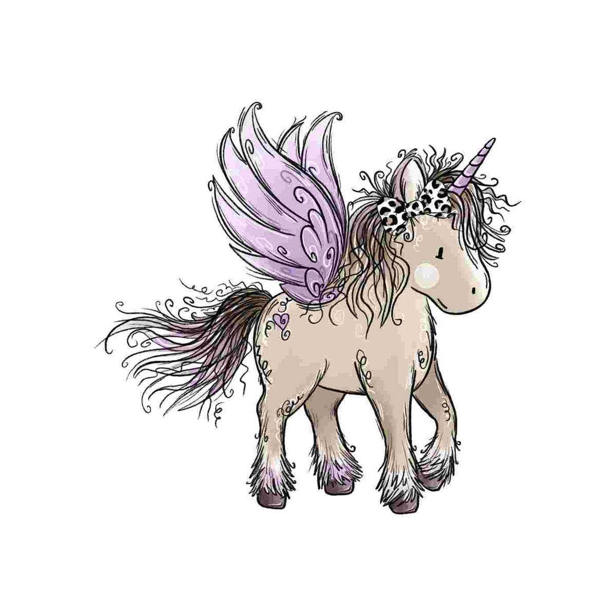 Bügelbild | Einhornzeit #1 | Katzengold Designs