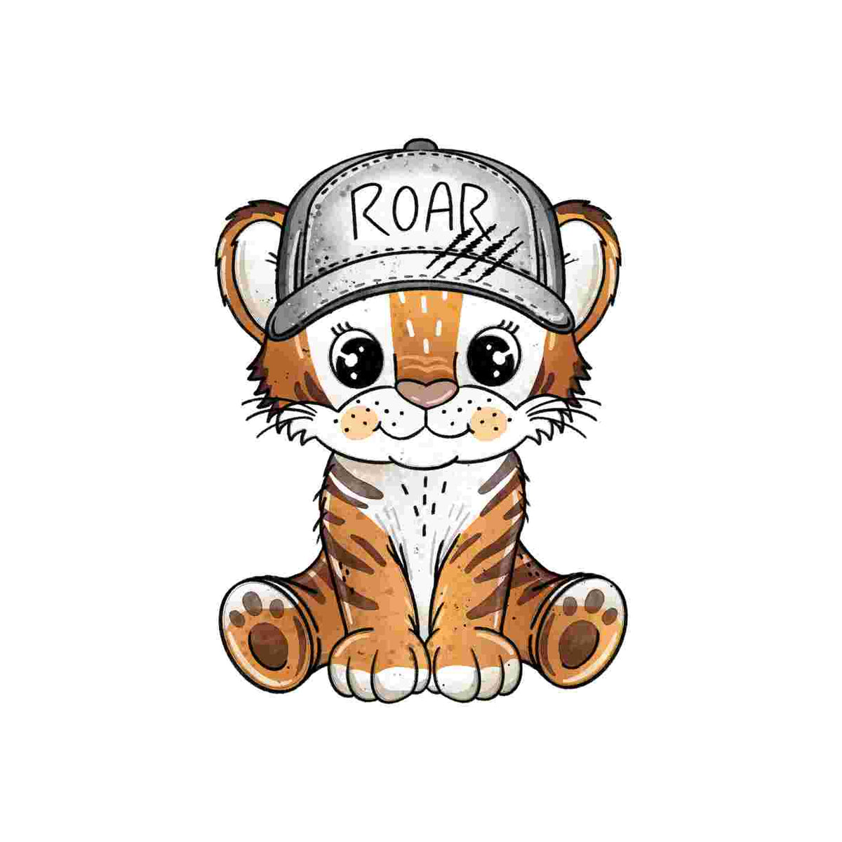 Bügelbild | Tiger #2 | Katzengold Designs