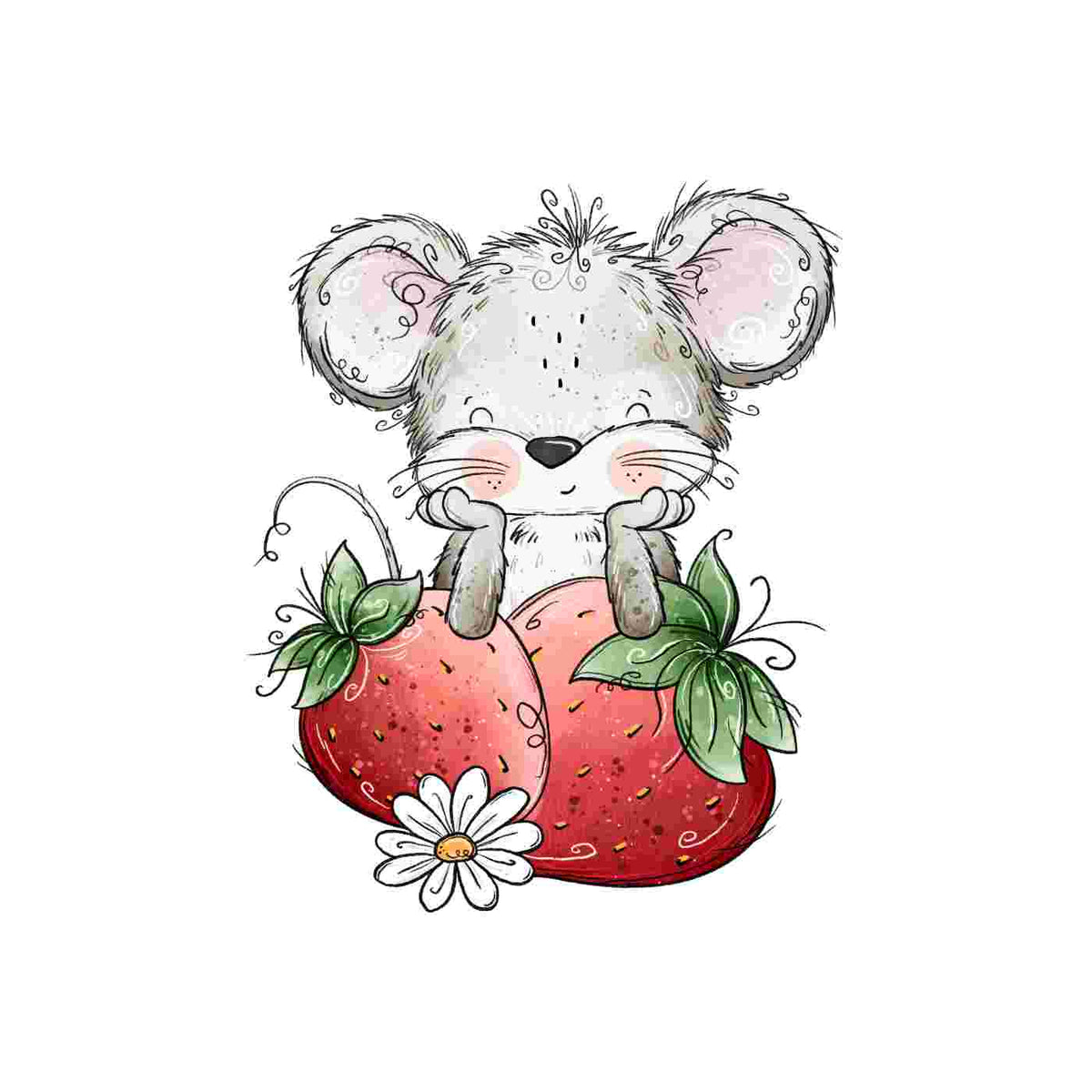 Bügelbild | Mausbeere #1 | Katzengold Designs