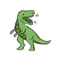 Bügelbild | Dino Scratchi #5 | Katzengold Designs
