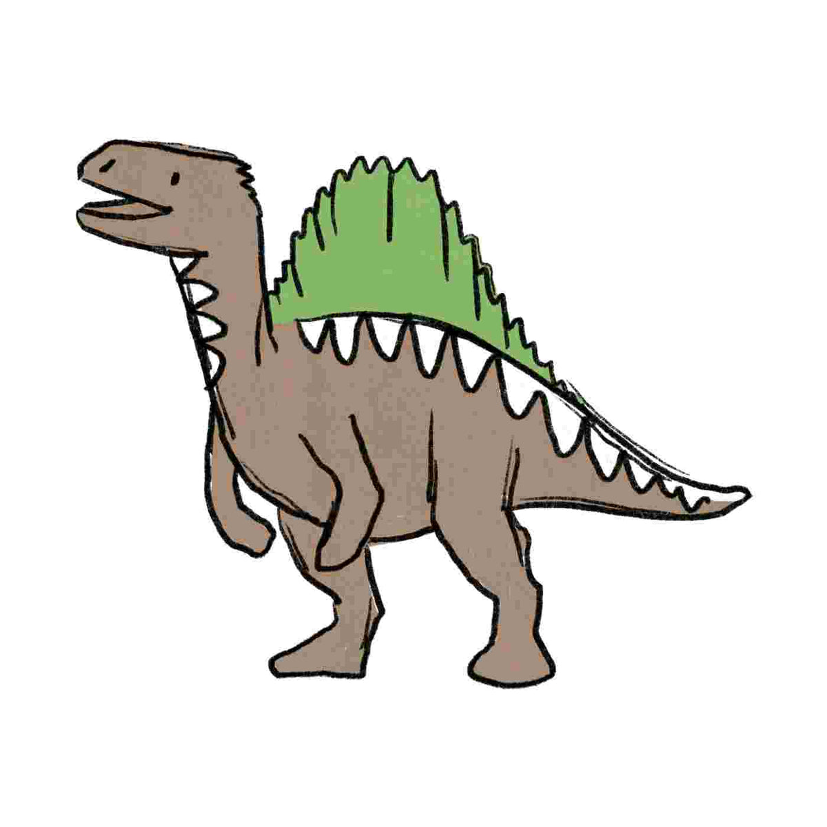 Bügelbild | Dino Scratchi #3 | Katzengold Designs