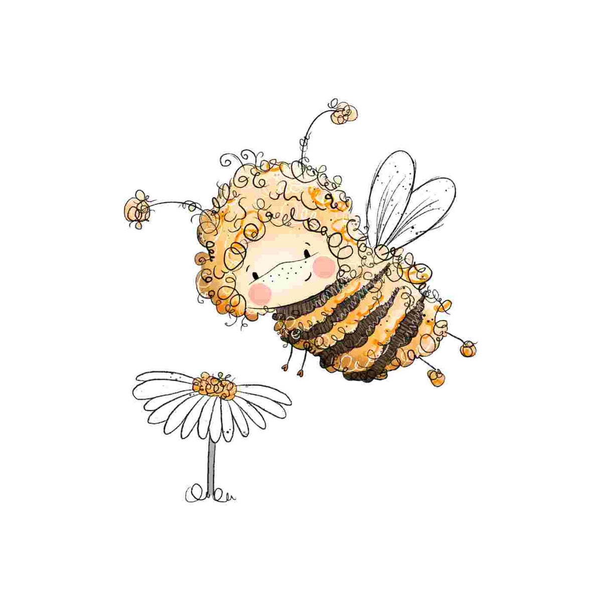 Bügelbild | Hummel #1 | Katzengold Designs
