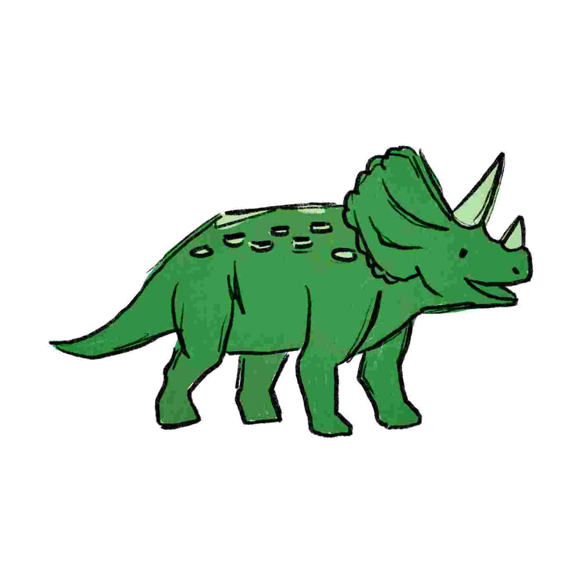 Bügelbild | Dino Scratchi #1 | Katzengold Designs