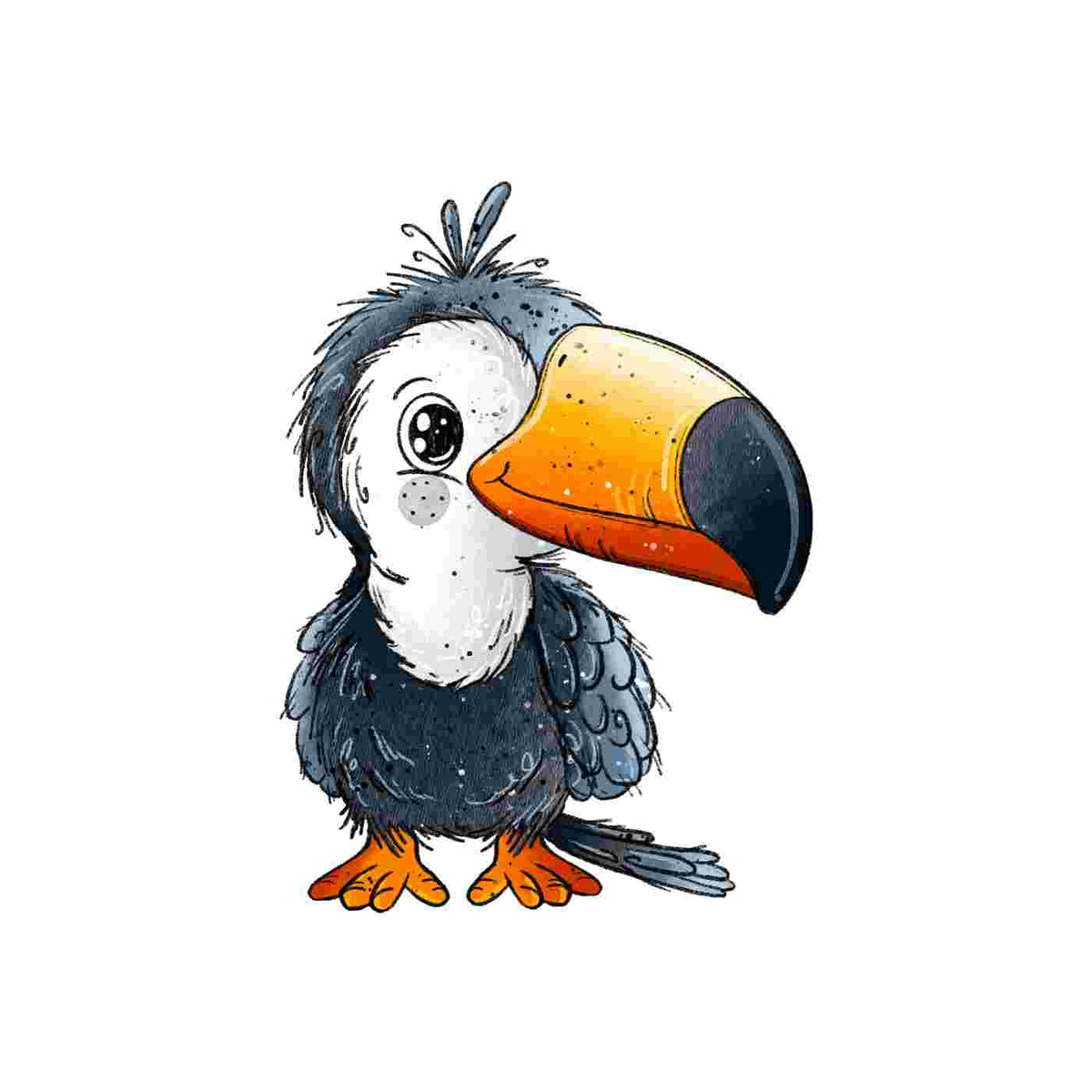 Bügelbild | Tucan #2 | Katzengold Designs