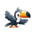 Bügelbild | Tucan #1 | Katzengold Designs