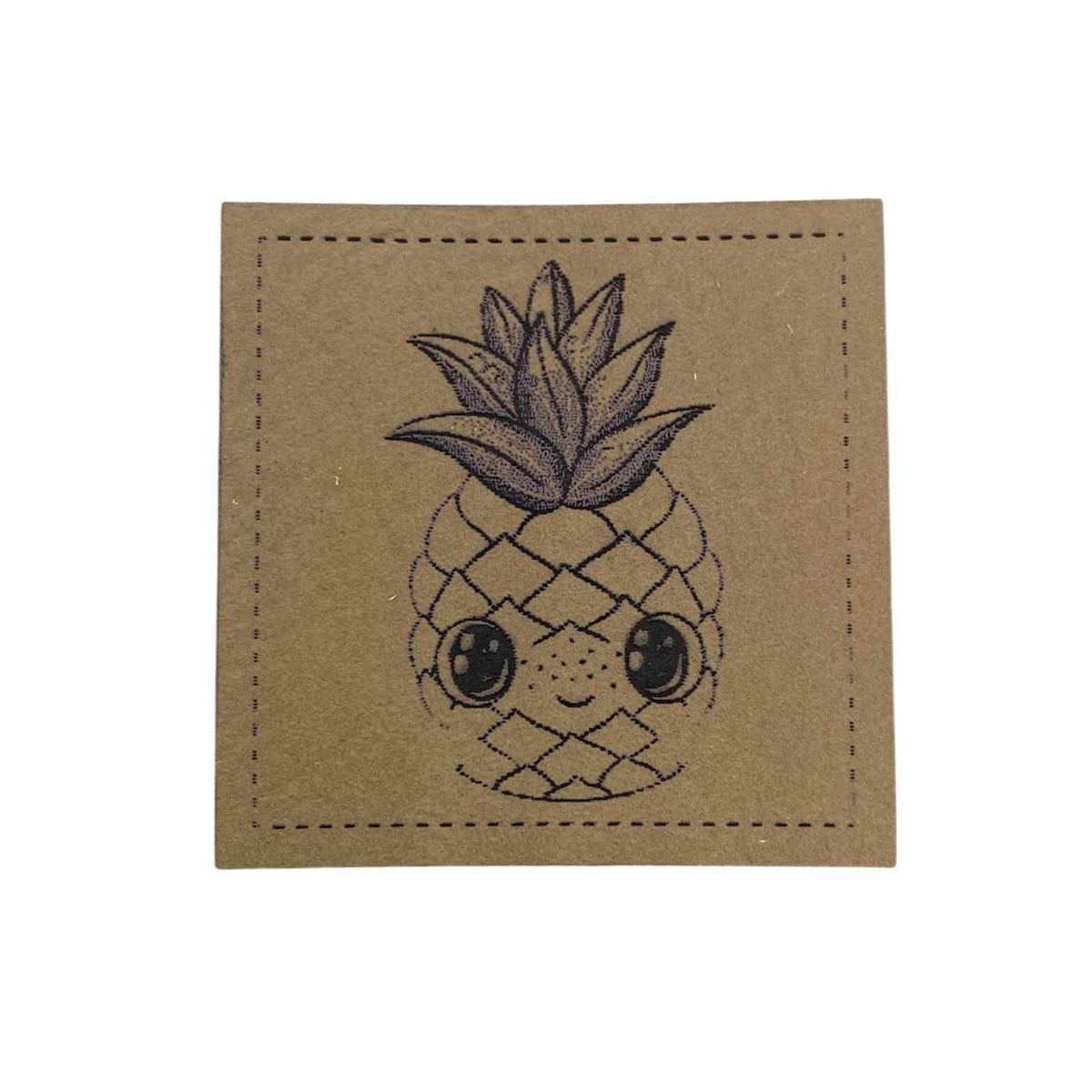 Label | 4x4 cm | Ananas #2 | Katzengold Designs