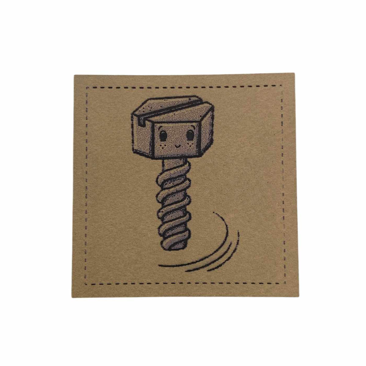 Label | 4x4 cm | Handwerker #2 | Katzengold Designs