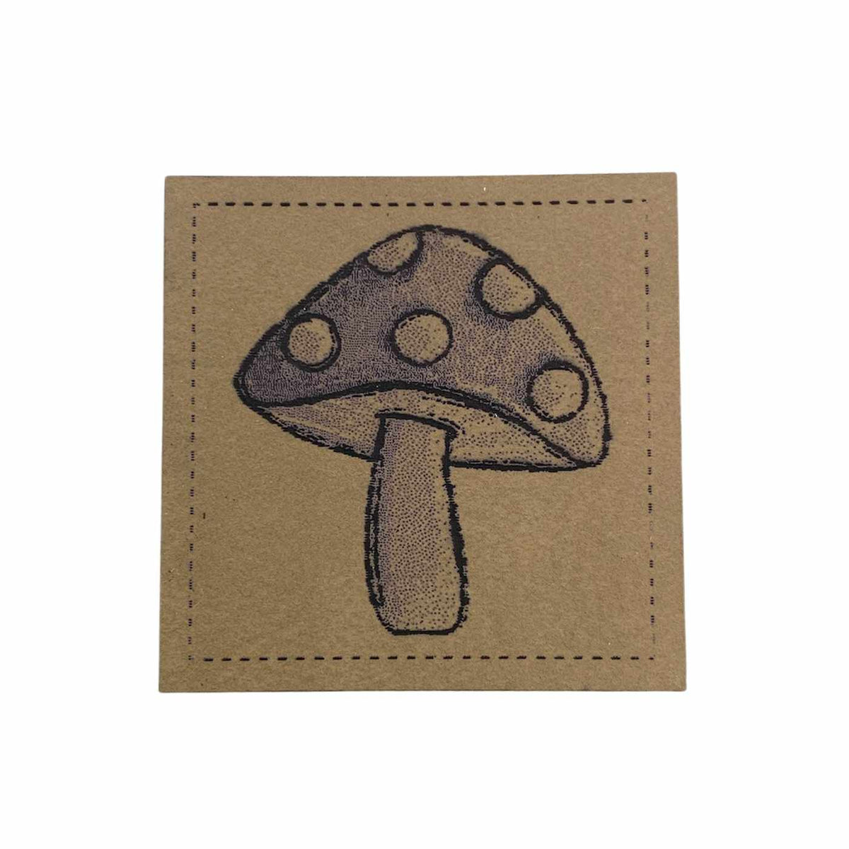 Label | 4x4 cm | Bauernhofzeit #2 Pilz | Katzengold Designs