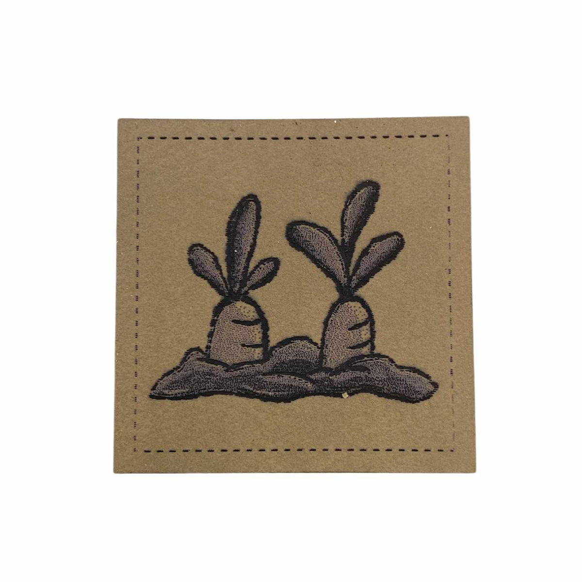 Label | 4x4 cm | Bauernhofzeit #6 Möhre | Katzengold Designs