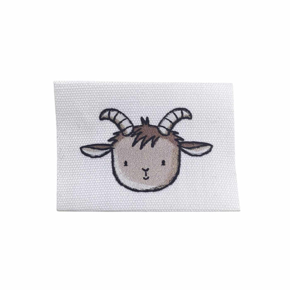 Baumwolllabel | Bauernhofzeit #7 Ziege | Katzengold Designs