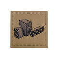 Label | 4x4 cm | Kran #2 | Katzengold Designs