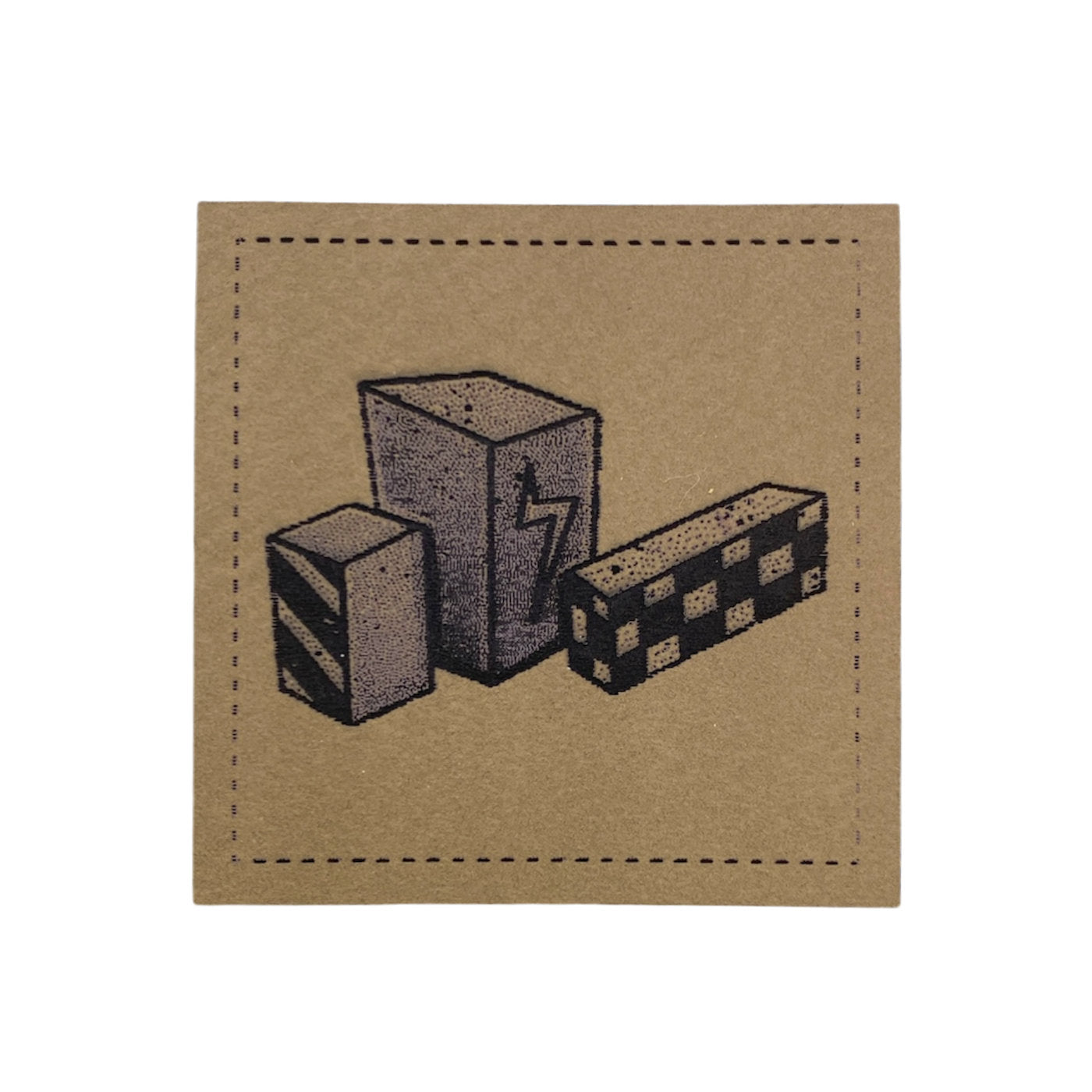 Label | 4x4 cm | Kran #2 | Katzengold Designs