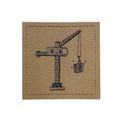 Label | 4x4 cm | Kran #3 | Katzengold Designs
