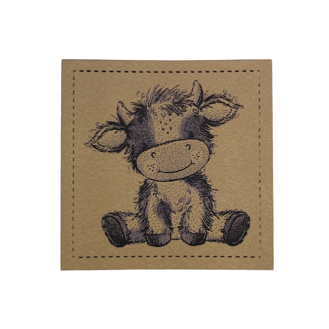 Label | 4x4 cm | little cow #1 | Katzengold Designs