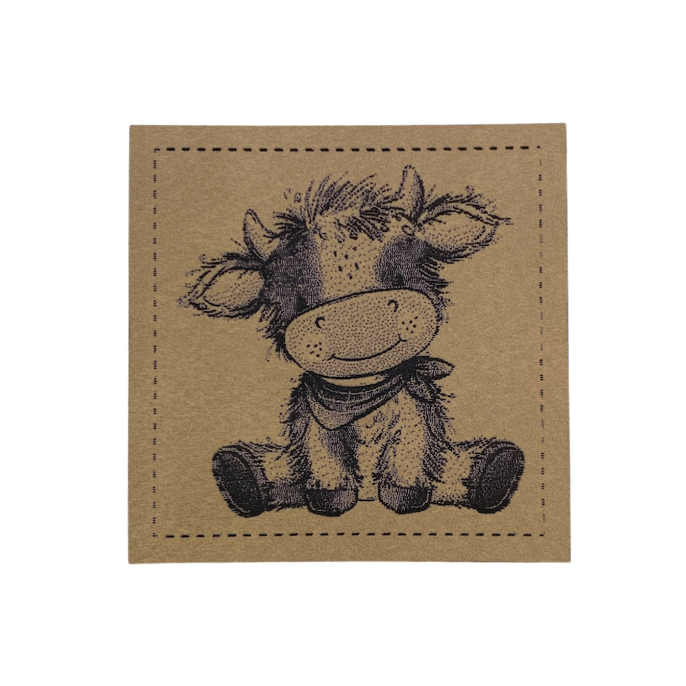 Label | 4x4 cm | little cow #3 | Katzengold Designs
