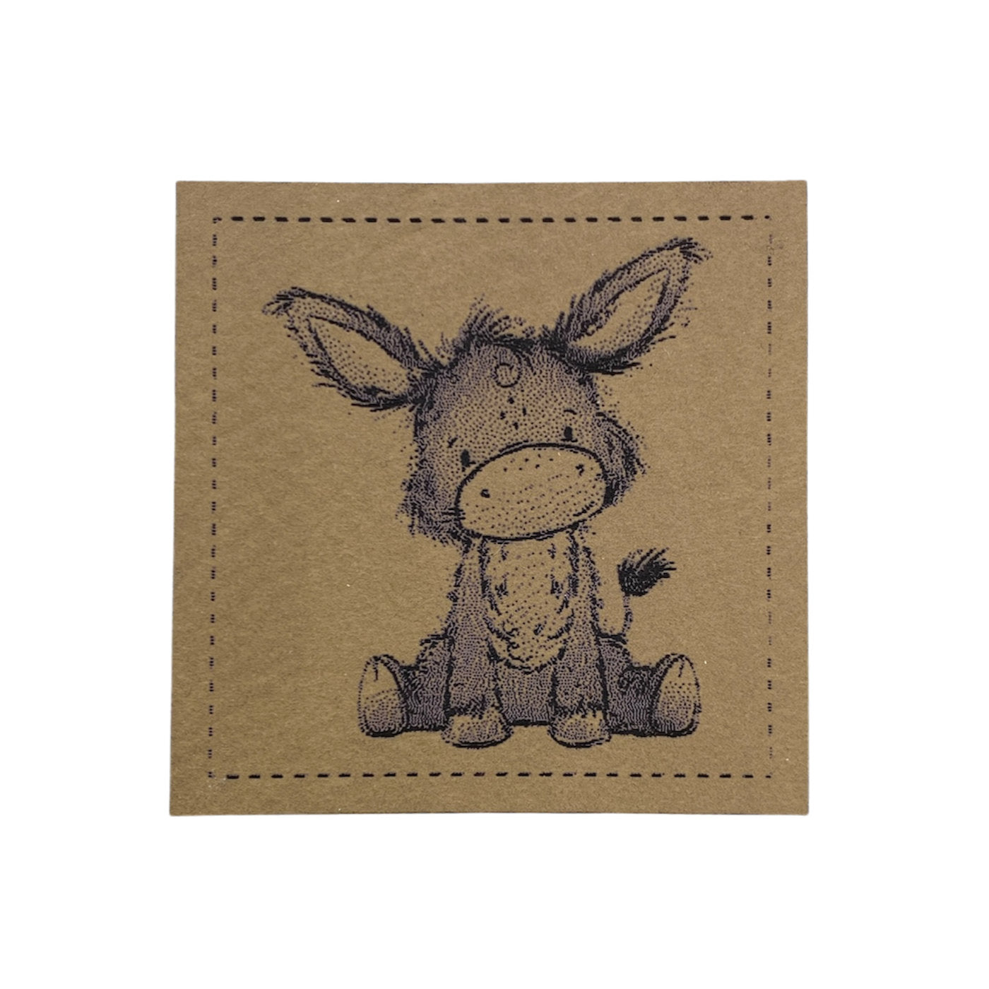 Label | 4x4 cm | Donkey #1 | Katzengold Designs