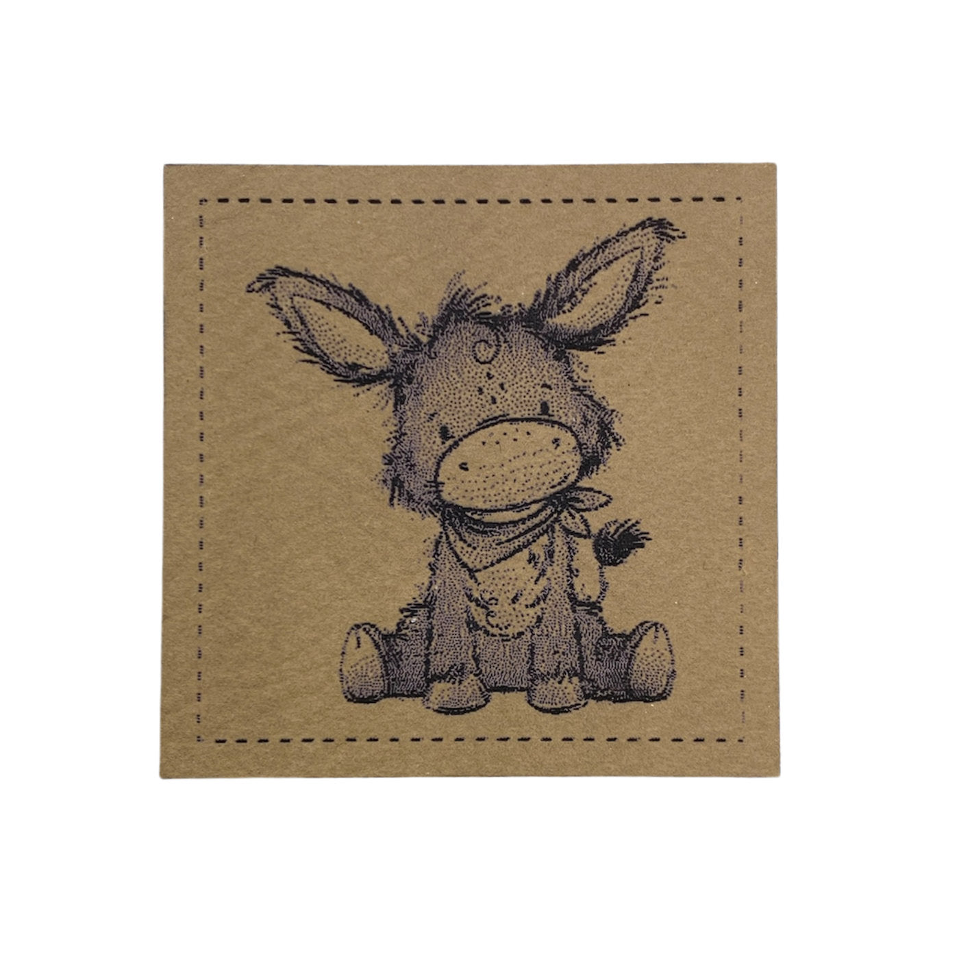 Label | 4x4 cm | Donkey #2 | Katzengold Designs