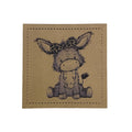 Label | 4x4 cm | Donkey #3 | Katzengold Designs