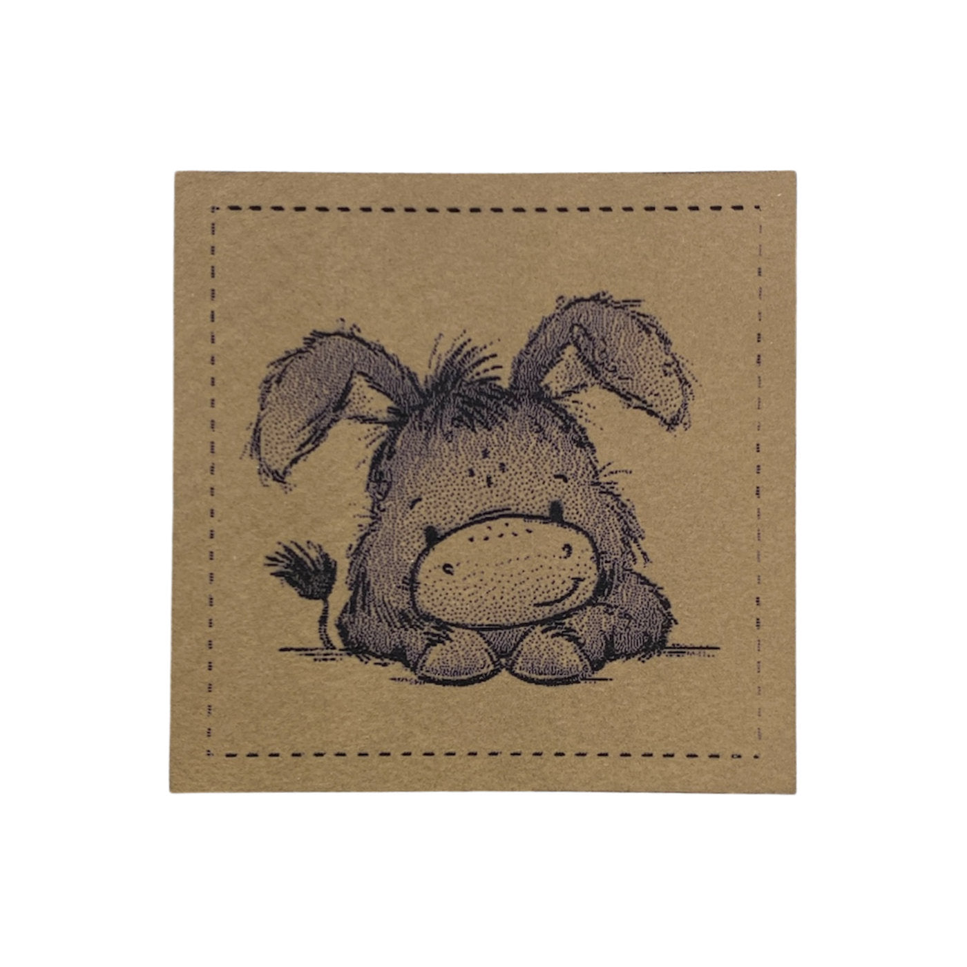 Label | 4x4 cm | Donkey #4 | Katzengold Designs