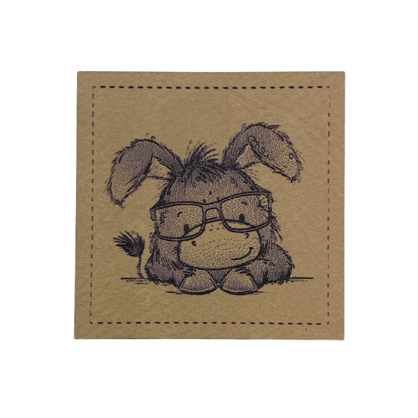 Label | 4x4 cm | Donkey #5 | Katzengold Designs
