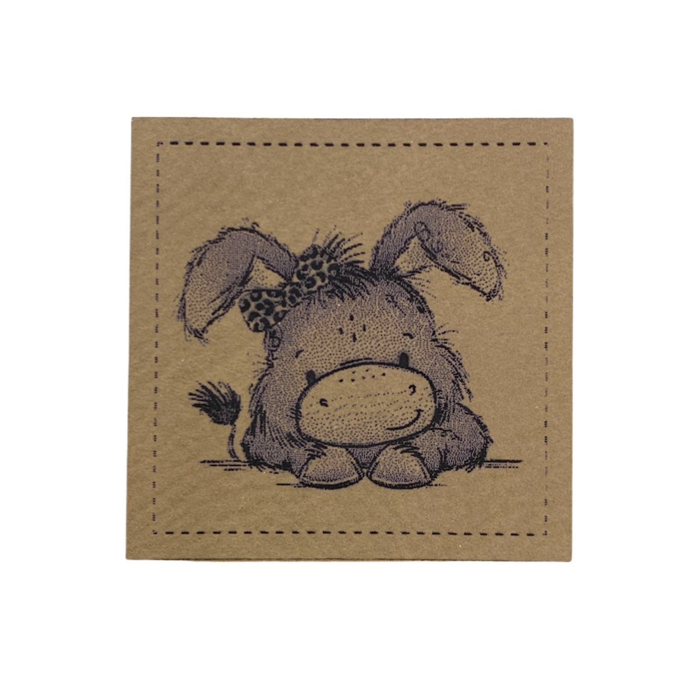 Label | 4x4 cm | Donkey #6 | Katzengold Designs