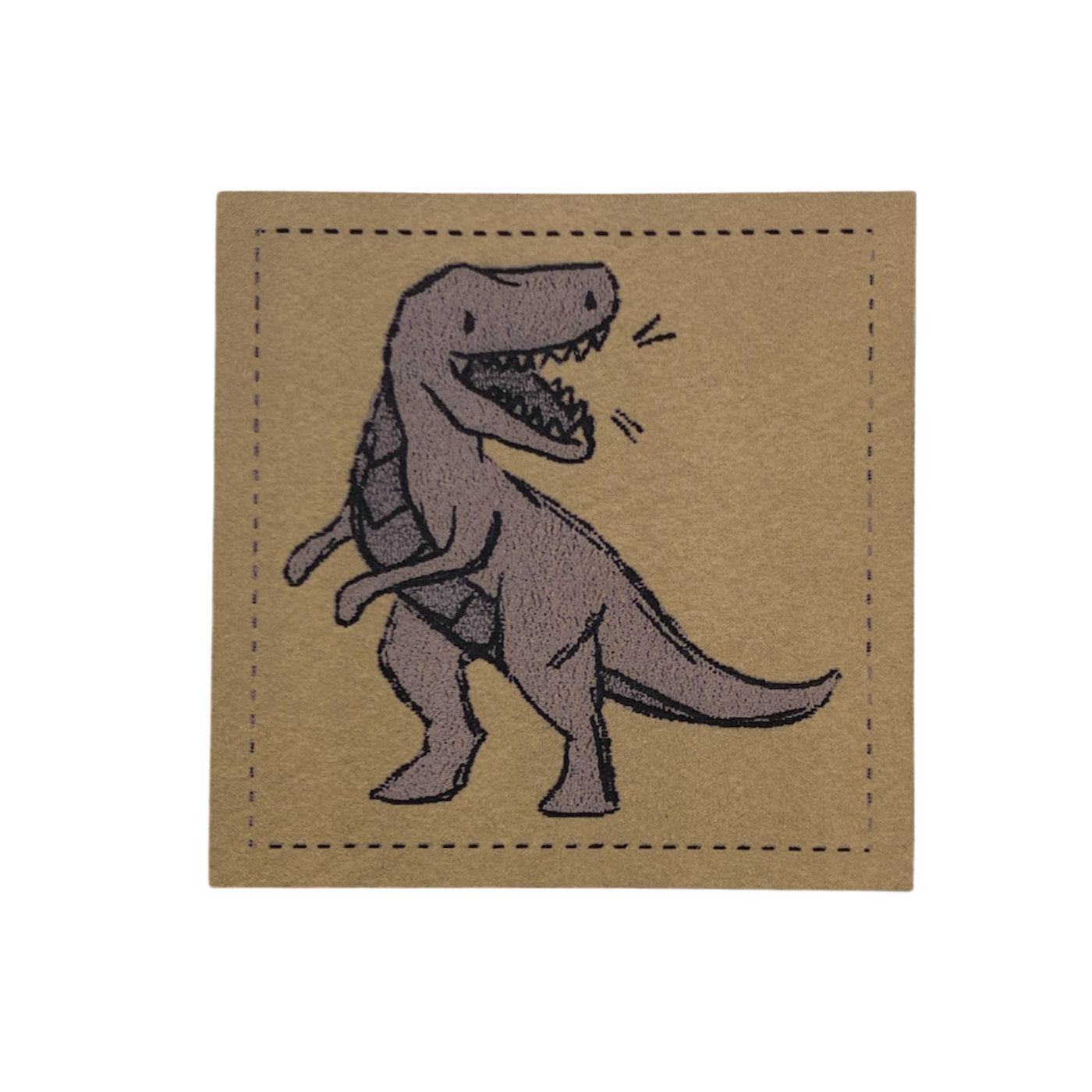 Label | 4x4 cm | Dino Scratchi #4 | Katzengold Designs