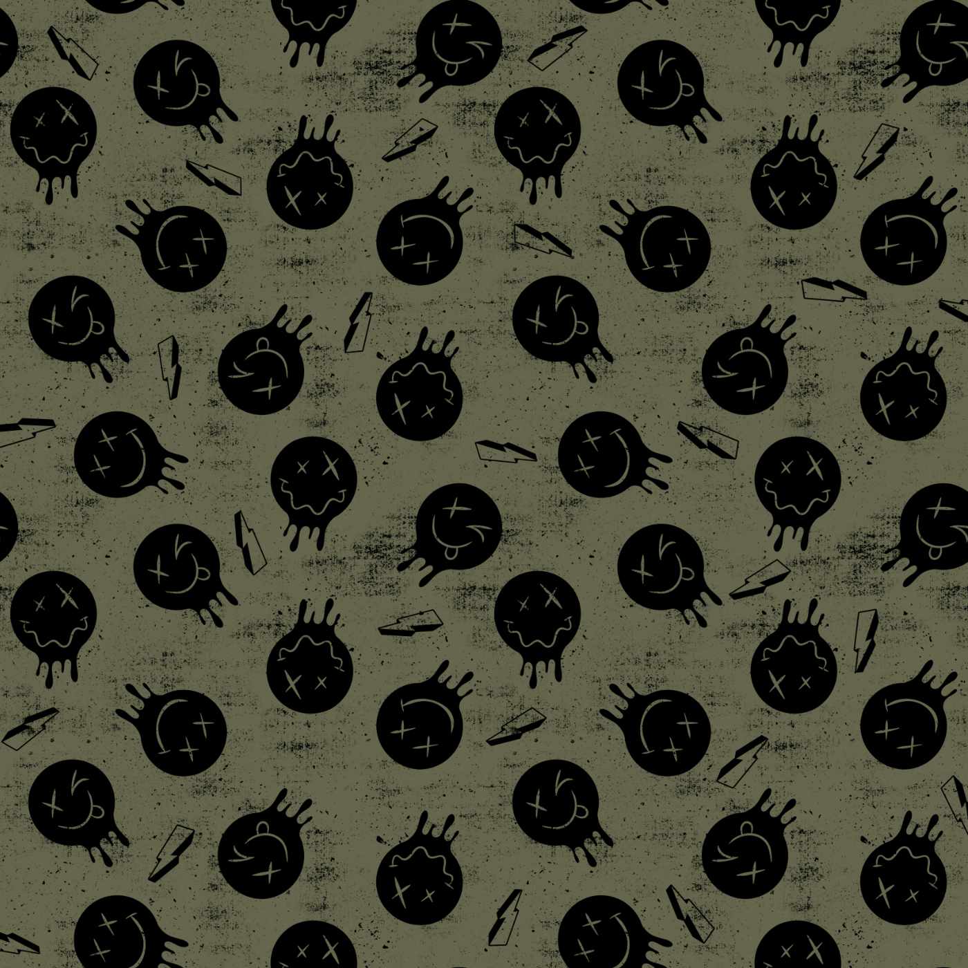 Kombi Smiley olive | Eigenproduktion