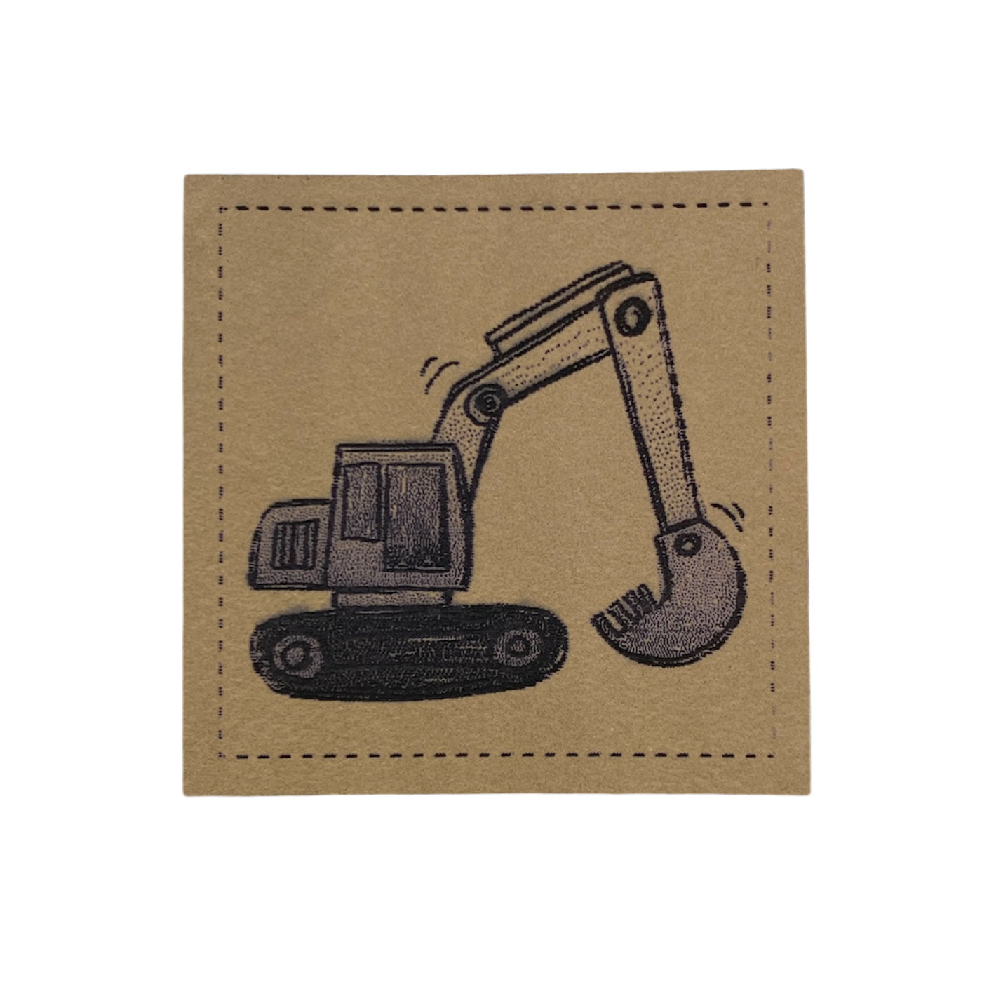 Label | 4x4 cm | Bau Scratchi #3 | Katzengold Designs