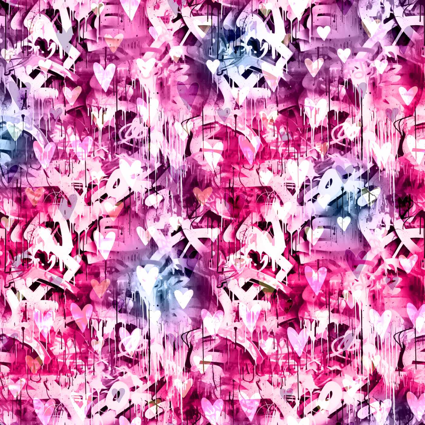 Kombi Graffiti pink | Eigenproduktion