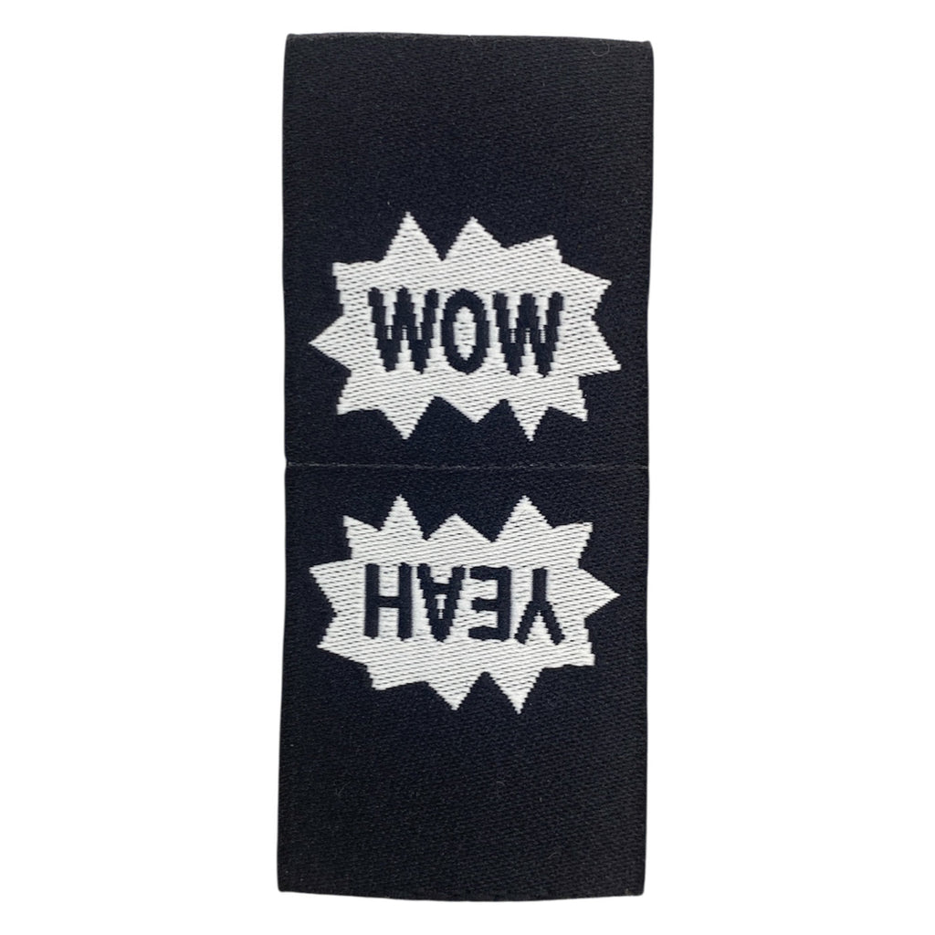 Weblabel | wow/yeah | schwarz