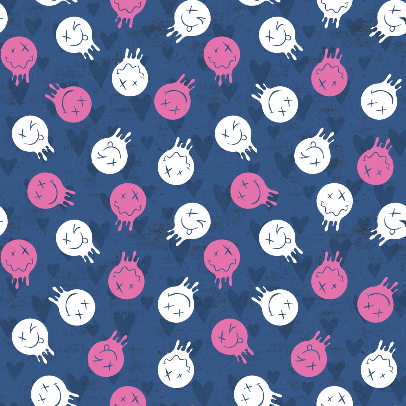 Kombi Smiley rosa | Eigenproduktion