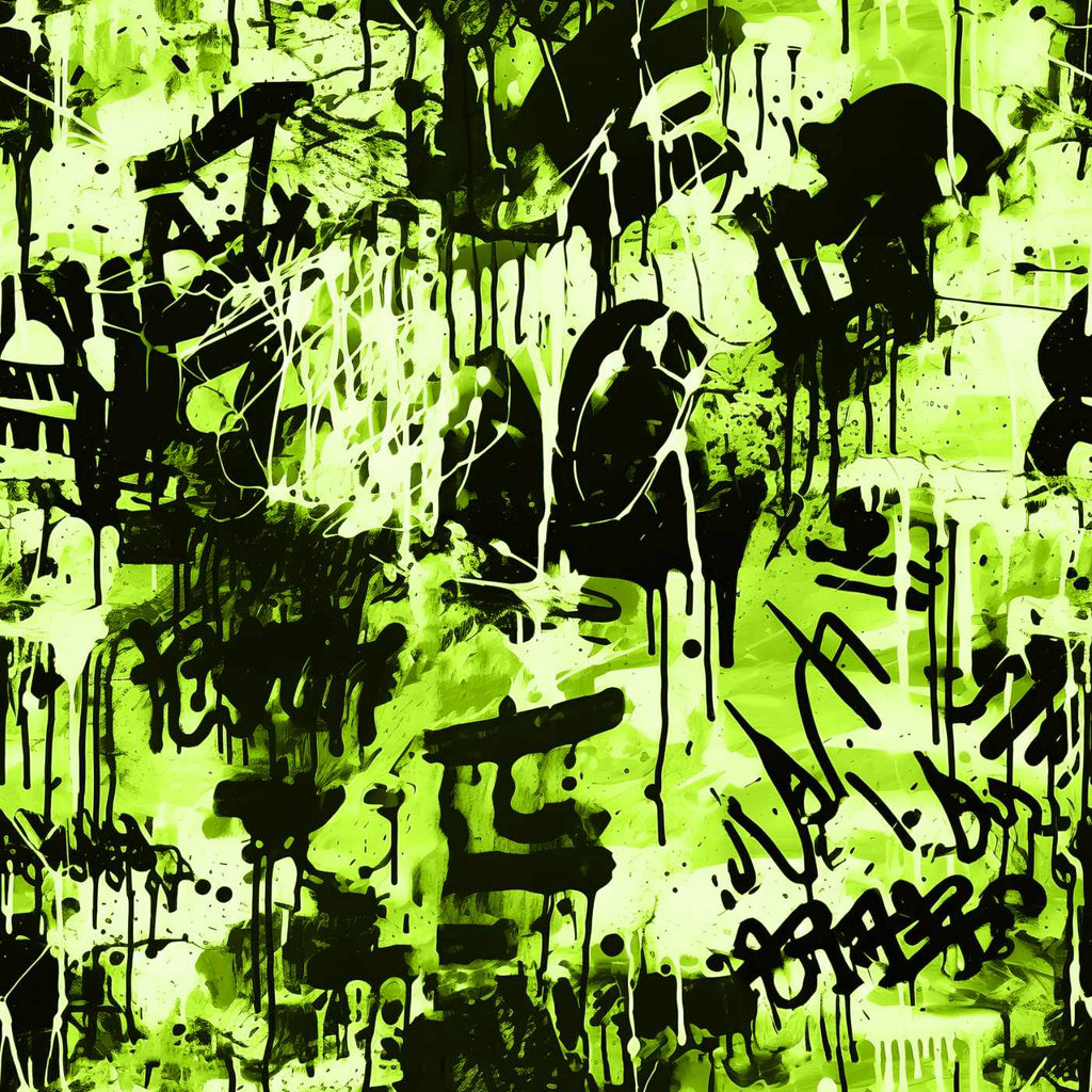 Kombi Graffiti grün | Eigenproduktion