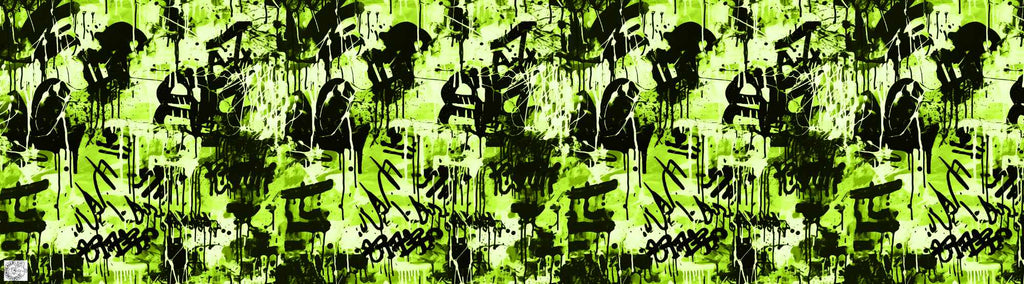 Kombi Graffiti grün | Eigenproduktion
