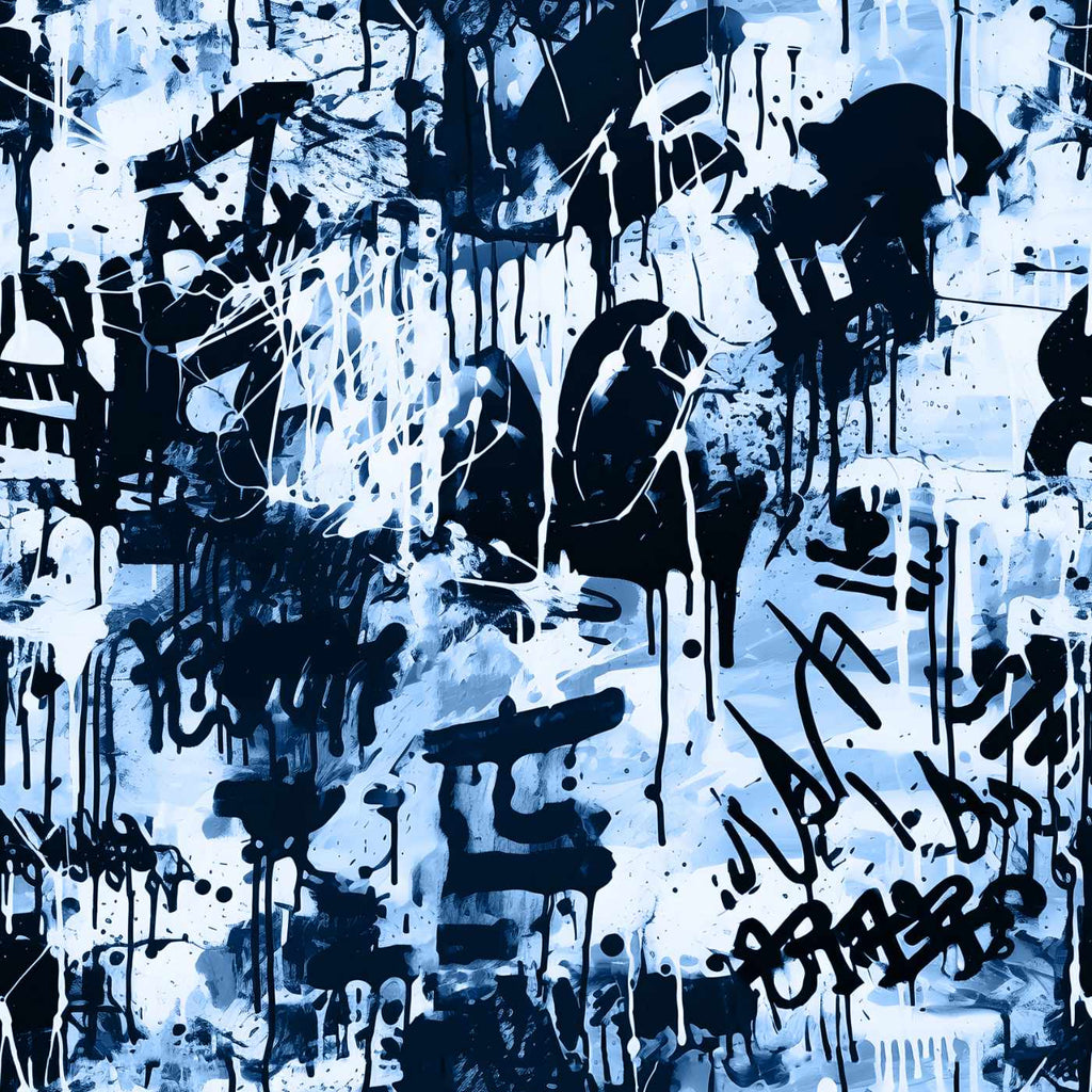 Kombi Graffiti blau | Eigenproduktion