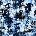 Kombi Graffiti blau | Eigenproduktion