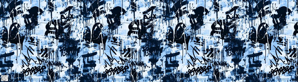 Kombi Graffiti blau | Eigenproduktion
