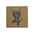Label | 4x4 cm | Monkey #2 | Katzengold Designs