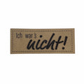 Label | 2x5 cm | Ich war's nicht! | 30 Farben