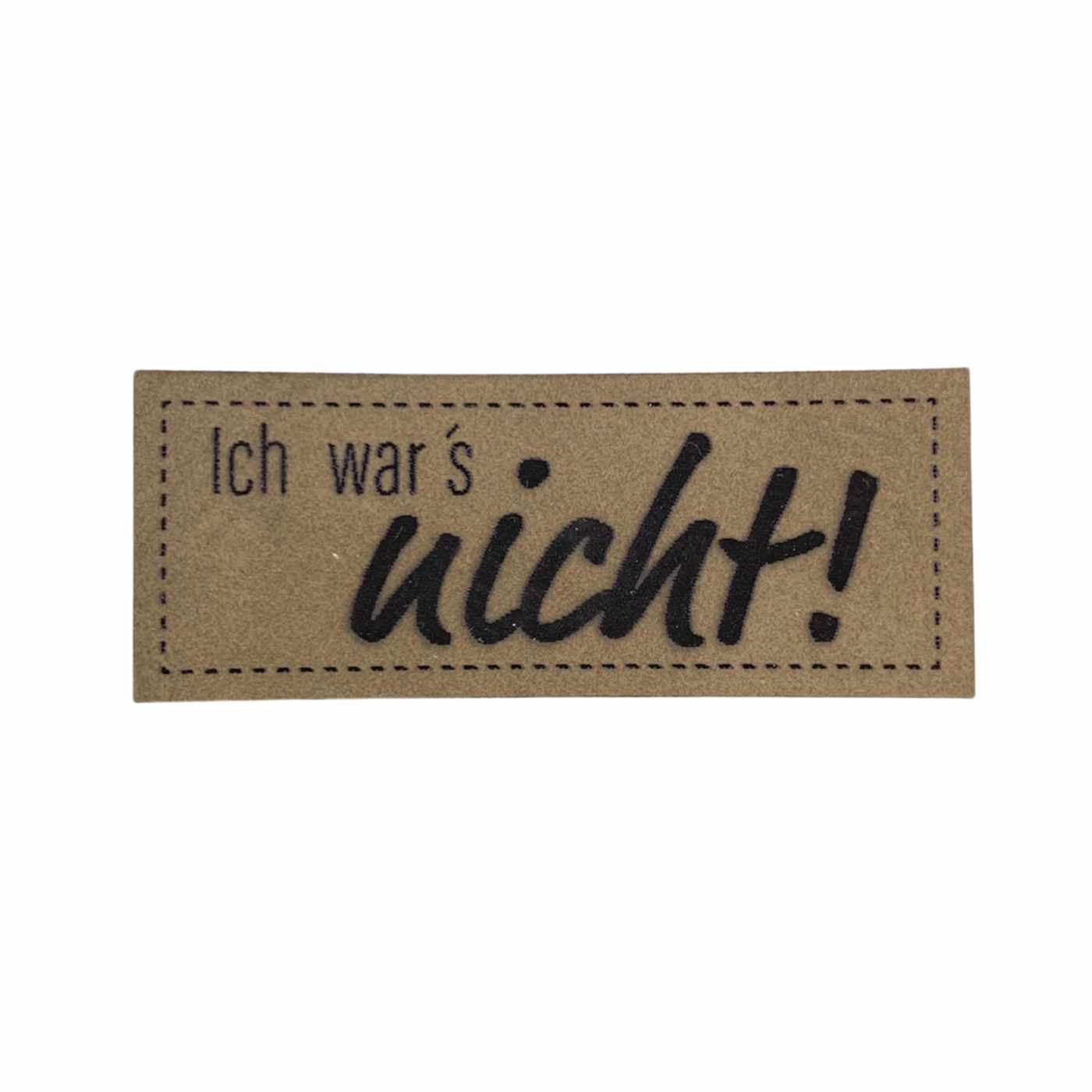 Label | 2x5 cm | Ich war's nicht! | 30 Farben