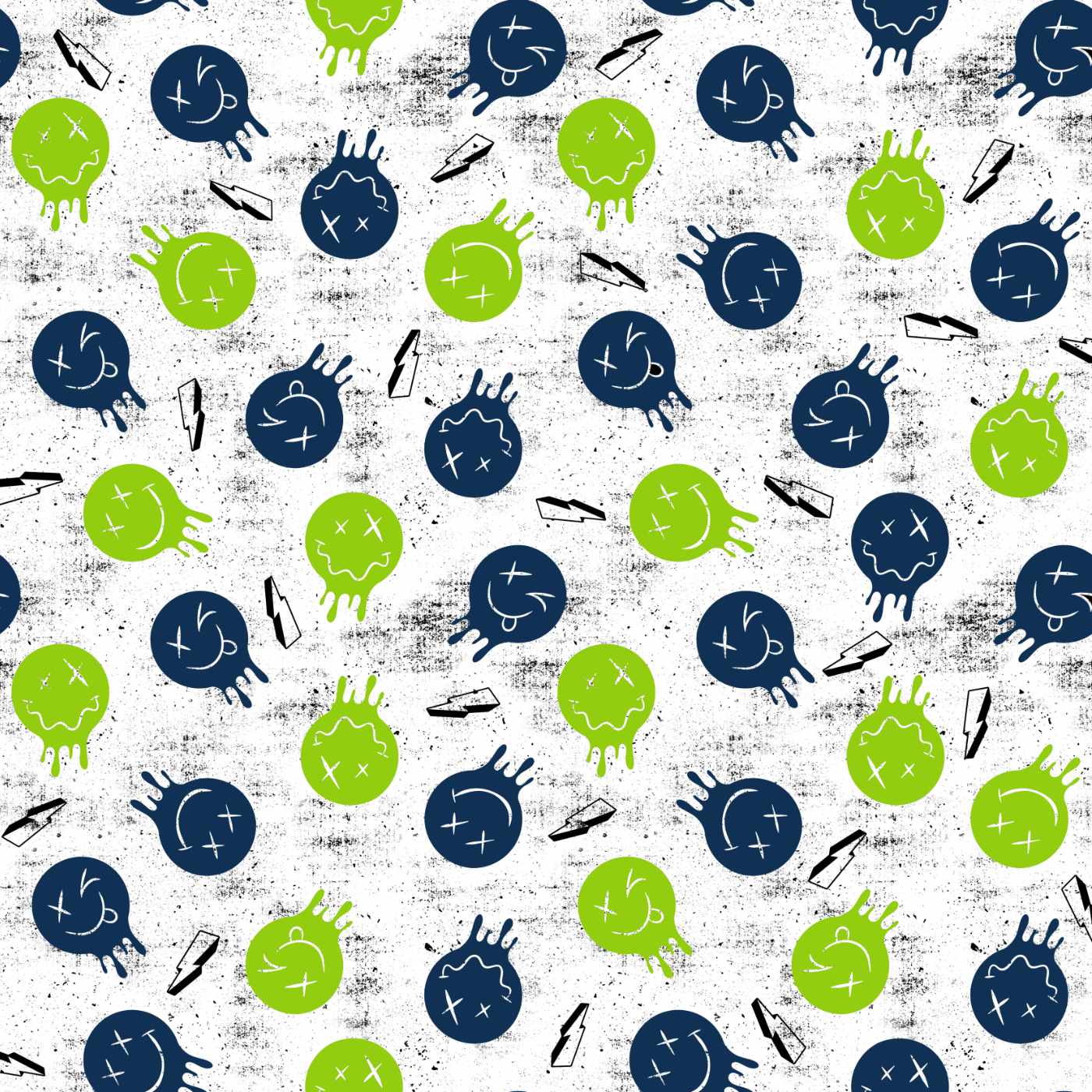 Kombi Smiley lime | Eigenproduktion