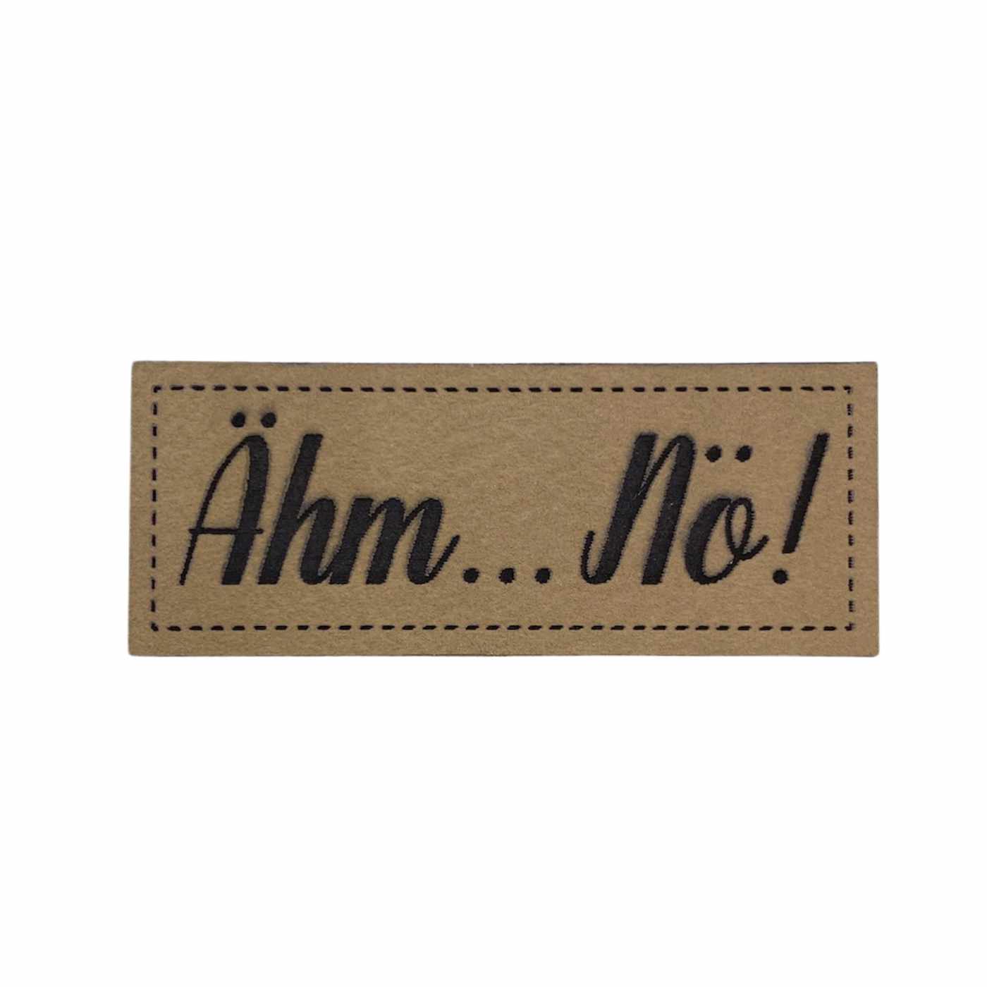Label | 2x5 cm | Ähm nöö | 30 Farben
