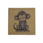 Label | 4x4 cm | Monkey #5 | 30 Farben