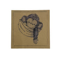 Label | 4x4 cm | Monkey #6 | 30 Farben