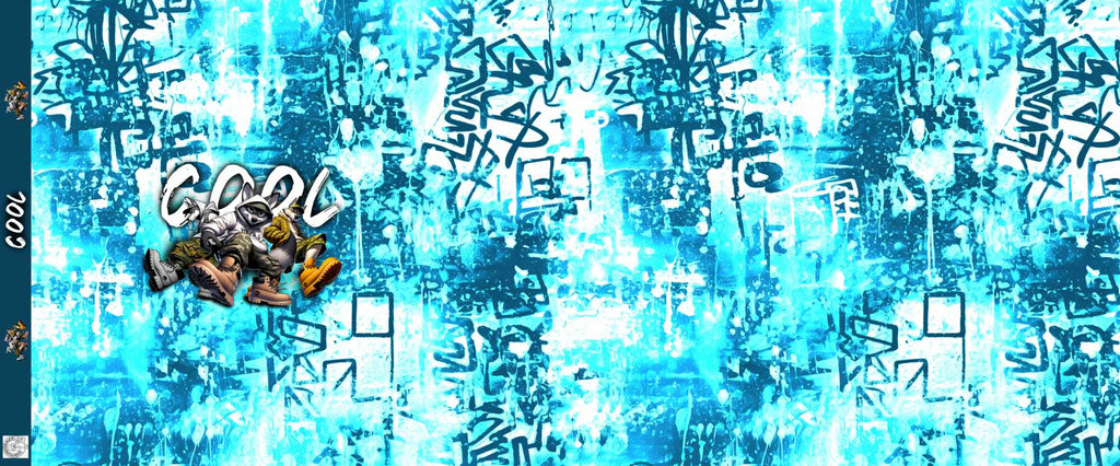 Panel Wolf hellblau | Eigenproduktion