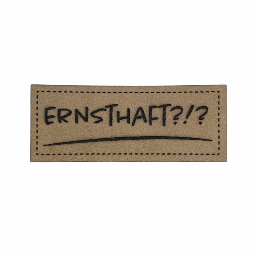 Label | 2x5 cm | Ernsthaft?!? | 30 Farben