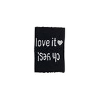Weblabel | oh yes/love it | schwarz