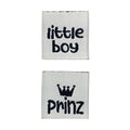 Weblabel | little boy/Prinz | weiß